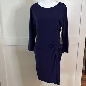 Forever 21 Dark purple Long Sleeve Dress new size large